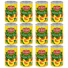 Del Monte Canned Sliced Freestone Peaches in Heavy Syrup  15.25 oz Can (Pack of 12)