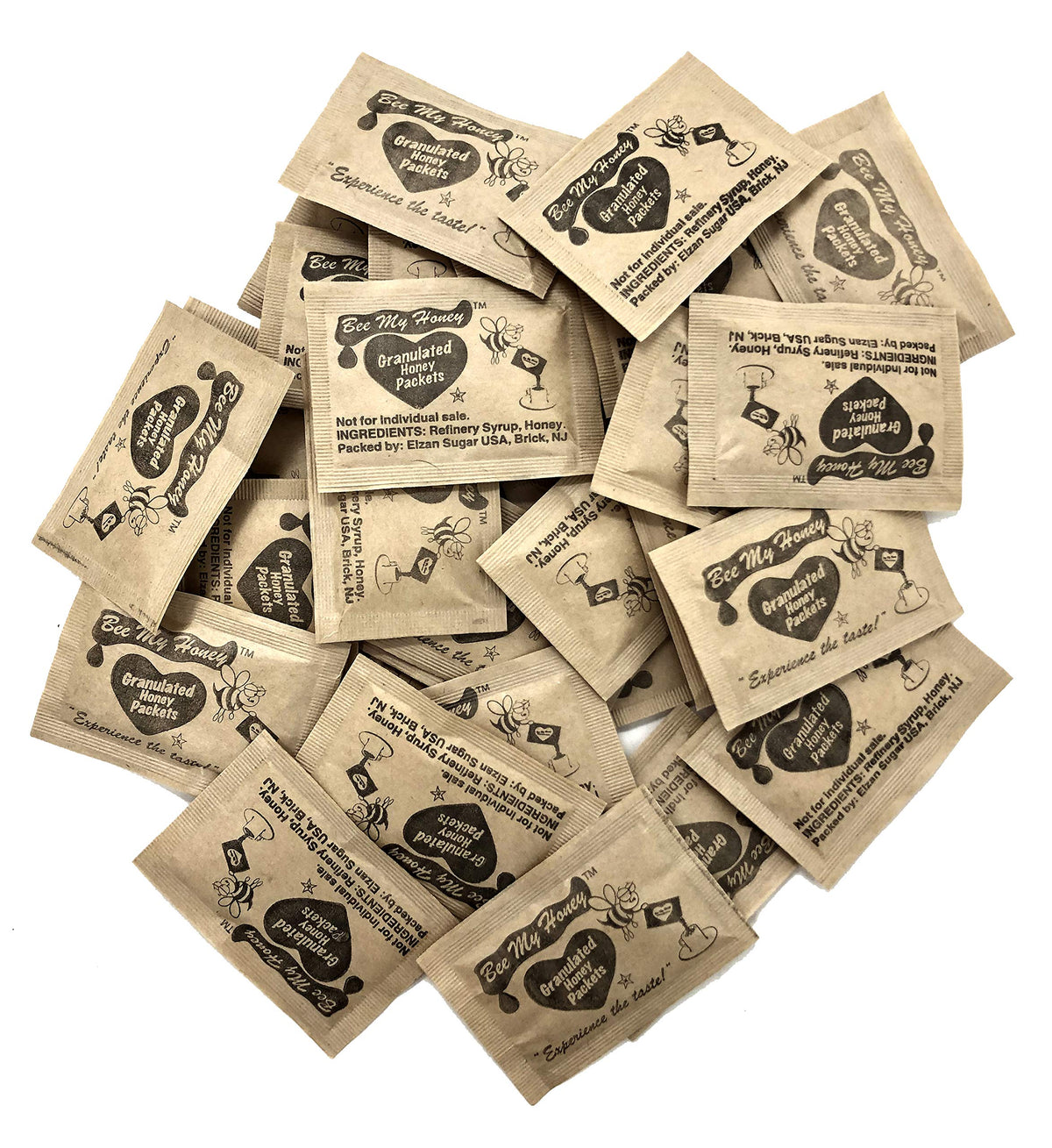 Corim Bee My Honey Pure Granulated Honey Packets, 300 Individual Packets, 29.4 Ounce - Natural Sweetener for Coffee & Tea