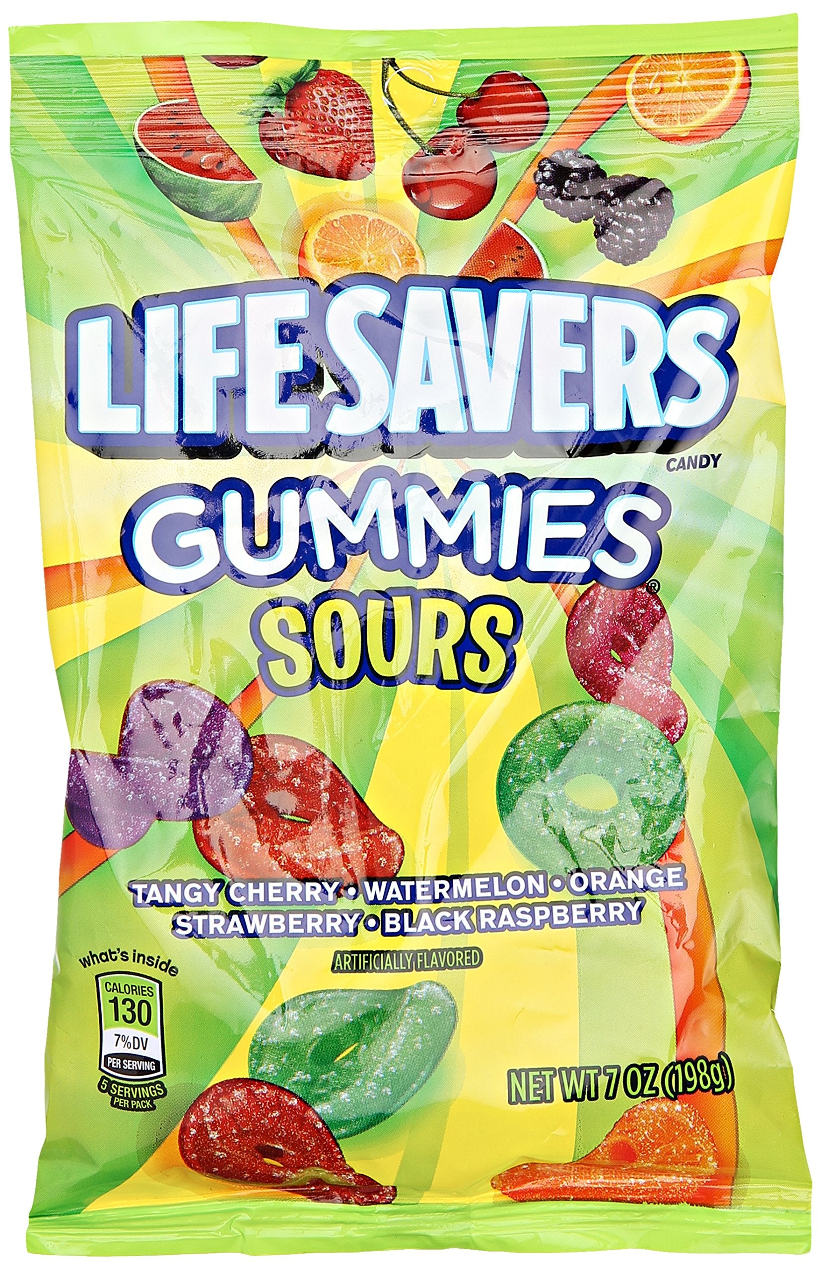Lifesavers Sour Gummies Assorted Flavors, 7 Oz