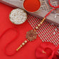 Hyperfoods Rakhi For Brother Combo Of 2 With Gift Rakhi Hamper For Brother With Dry Fruits Premium Rakshabandhan Gifts For Broth