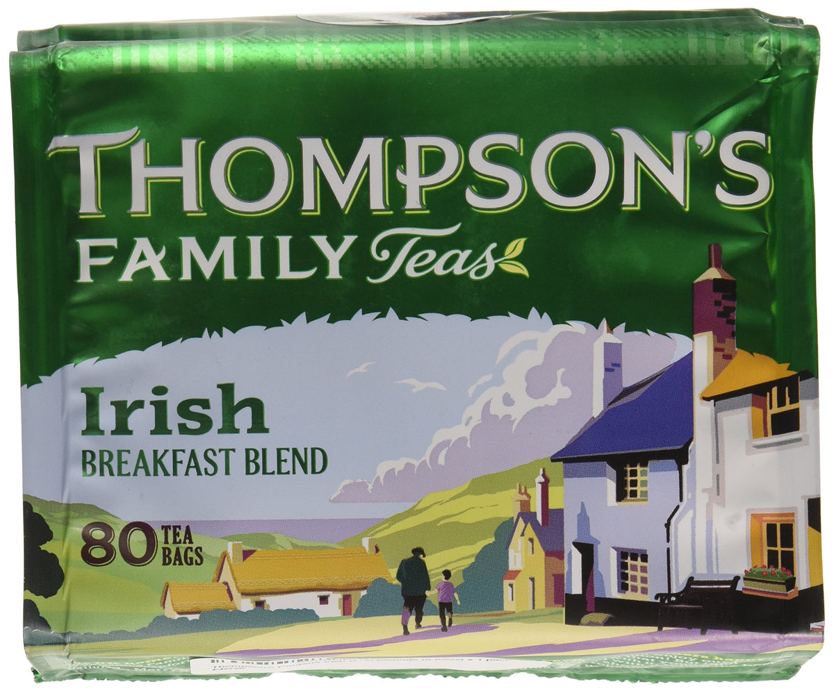 Thompson'S Punjana Irish Breakfast 80 Teabags (8.82Oz) X 1 Pack