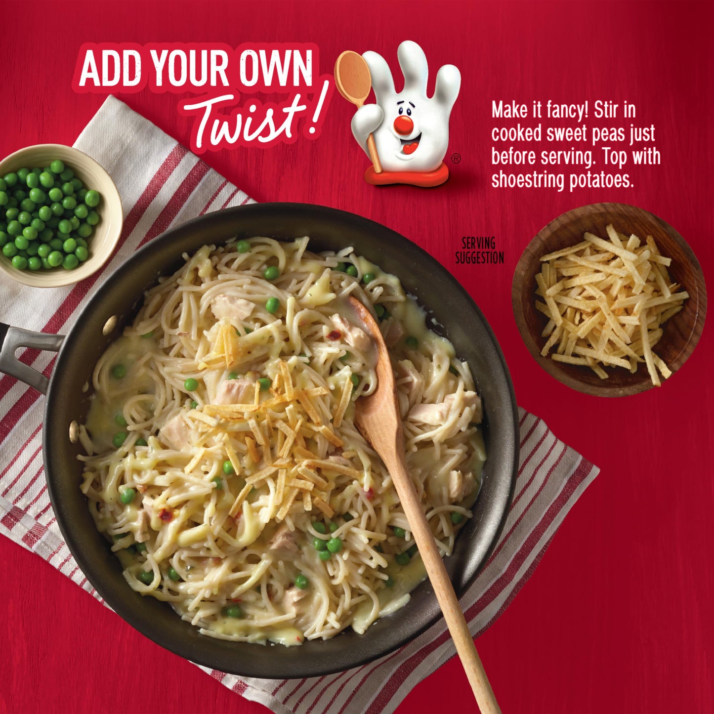 Tuna Helper Tetrazzini Pasta, 7.3 Ounces, 12 Per Case