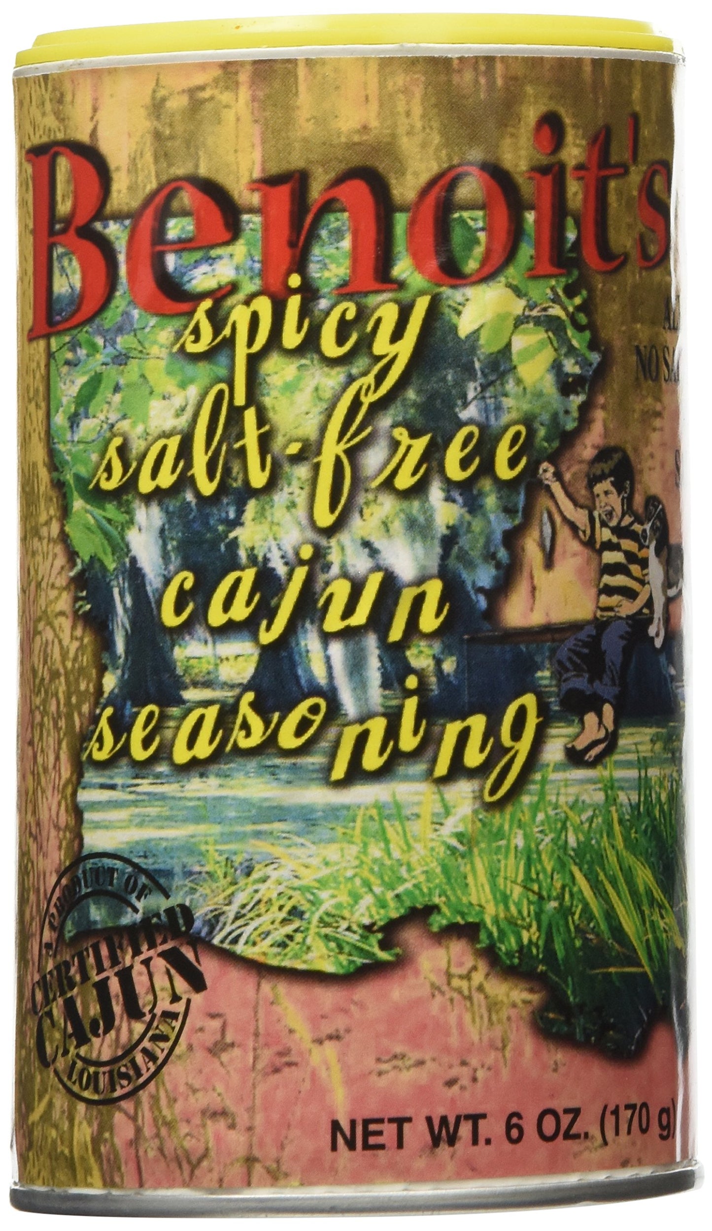 Benoit'S Best Spicy Salt-Free Cajun Seasoning (6 Oz)