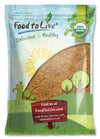Food to Live Organic Golden Flax Seeds - Non-GMO, Kosher, Vegan - 12 Pound (Pack of 1)