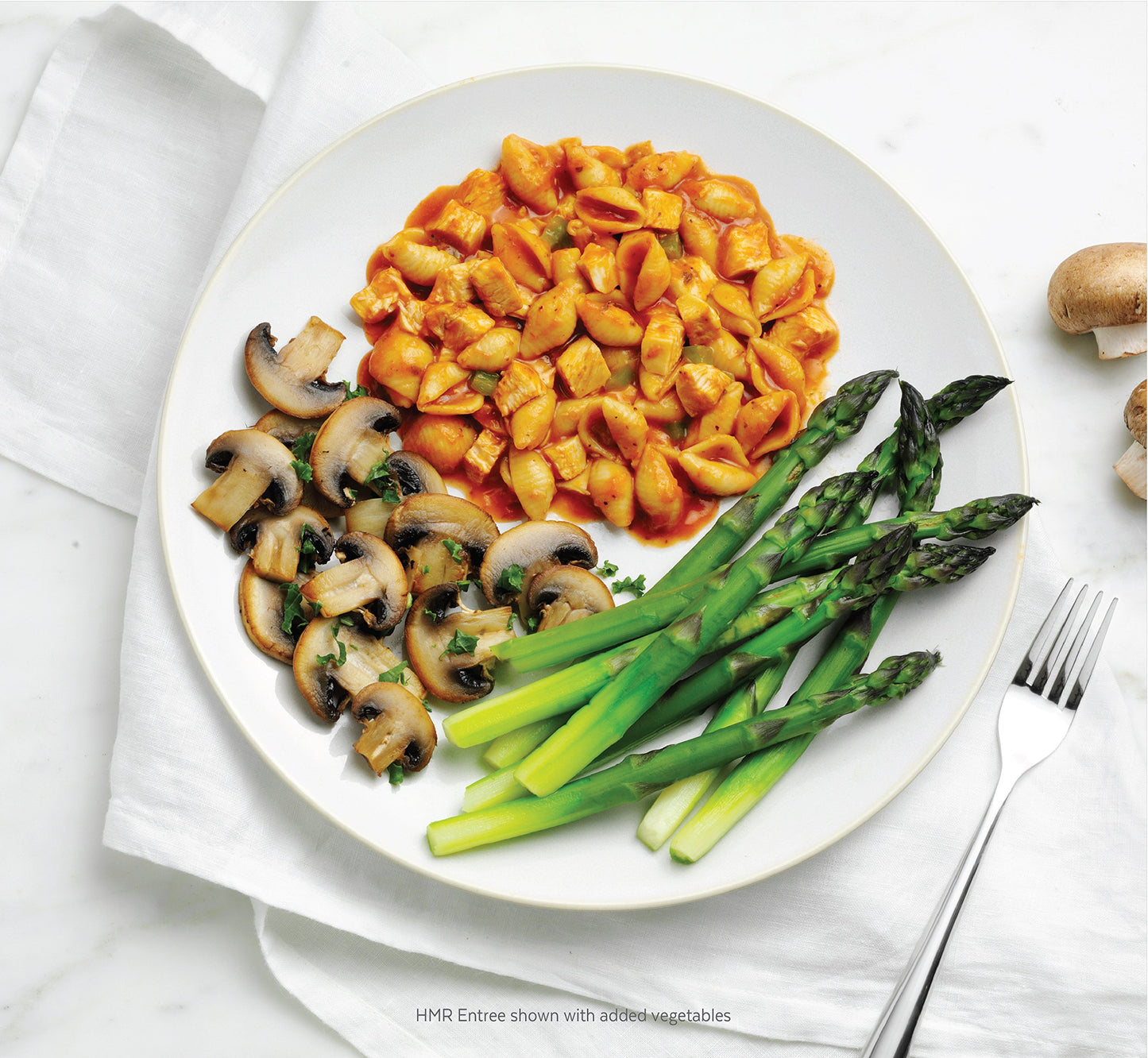HMR Chicken Pasta Parmesan Entr  e | Pre-packaged Lunch or Dinner to Support Weight Loss | Ready to Eat | 17g of Protein | Low C