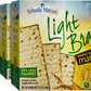 Yehuda Light Whole Wheat Bran Matzo 10.5oz (3 Pack) 4 Grams of Fiber Per Serving | Non GMO | Certified Kosher (Including Passove