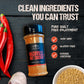 The Spice Lab Nashville Hot Chicken Seasoning, All Purpose Spicy Dry Rub, Gluten Free, 6.5 oz Shaker