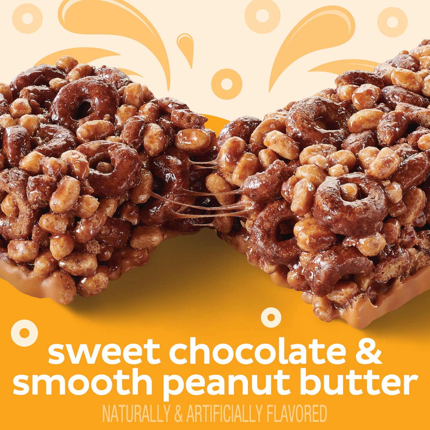 Cheerios Protein Chewy Bars, Chocolate Peanut Butter, 5 Ct, 6.35 oz, Brown Snack Bars