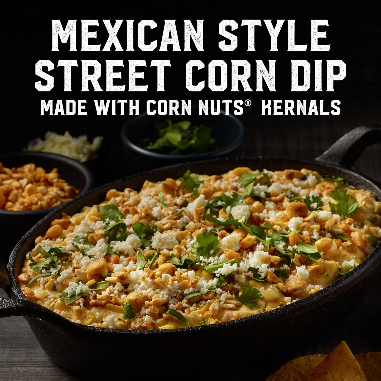Corn Nuts Mexican Street Corn Crunchy Corn Kernels 4 Ounce Bag (12-Pack)