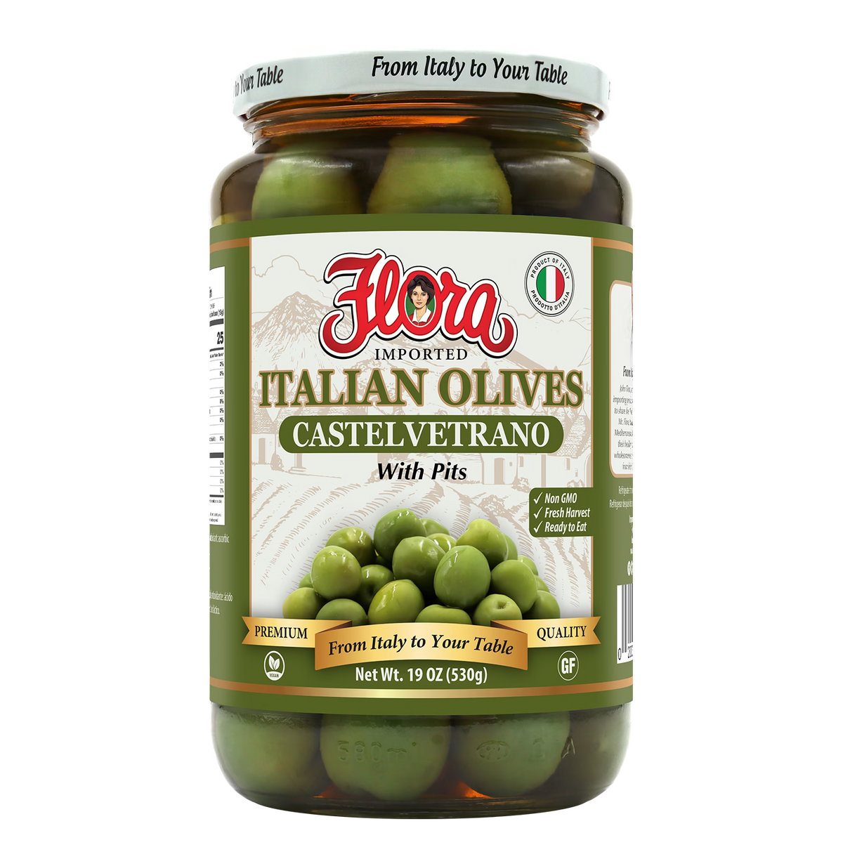 Castelvetrano Olives - With Pits - 19 oz