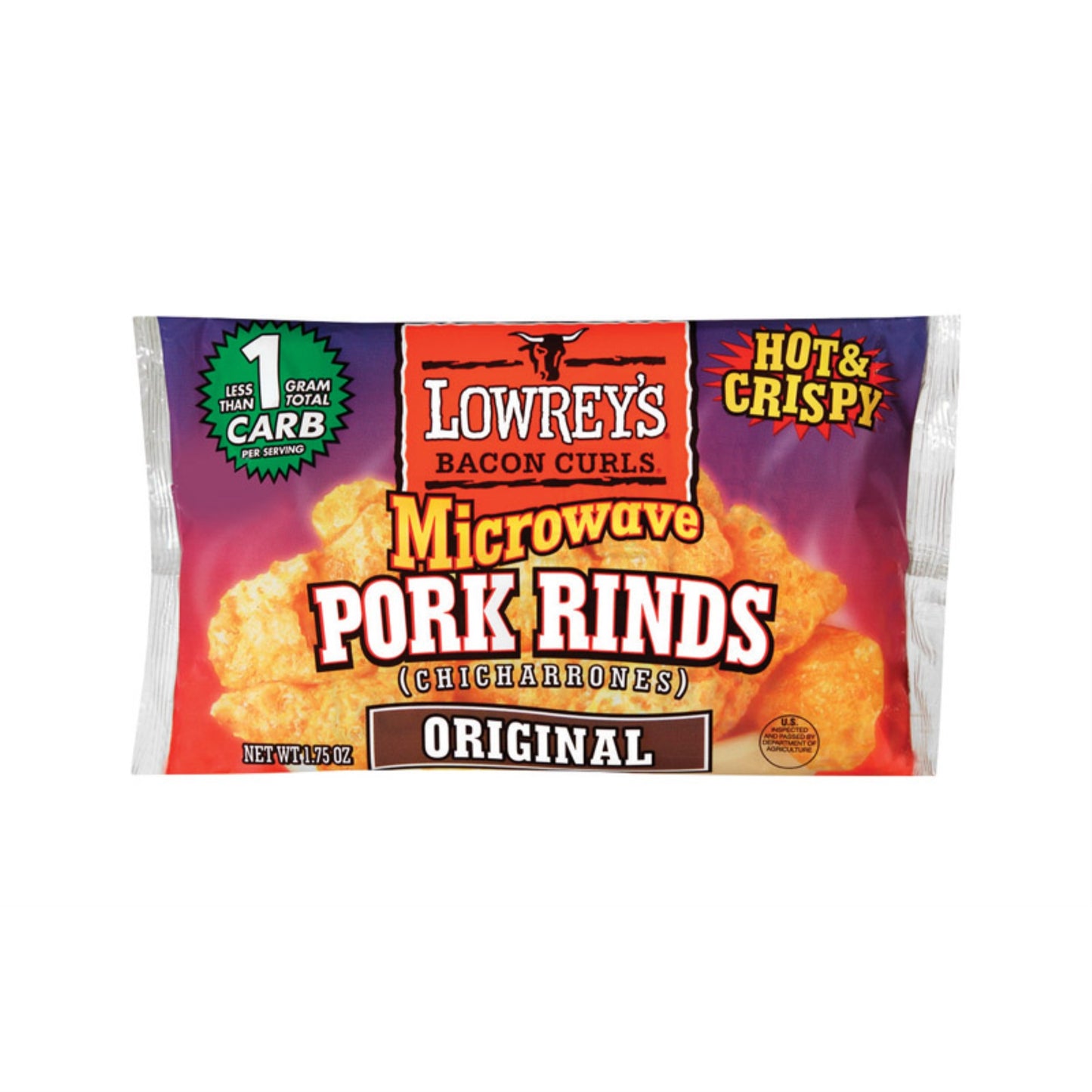Pork Rinds Microwv1.75Oz (Pack Of 18)