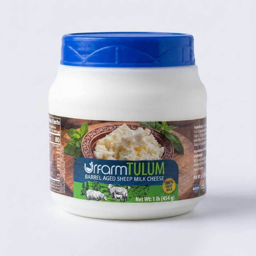 Urfarm Tulum Barrel Aged Sheep Milk Cheese 1 lb - 100% Turkish
