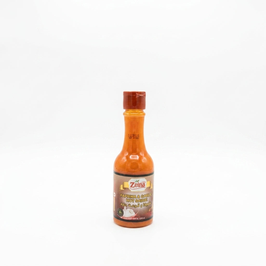 Zeina Paprika & Garlic Hot Sauce 12 fl oz - Spicy Middle Eastern Condiment