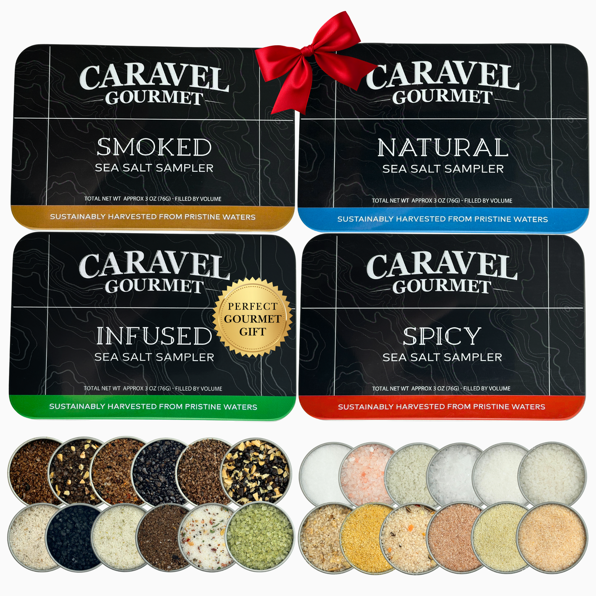 Gourmet Smoked Sea Salt Sampler