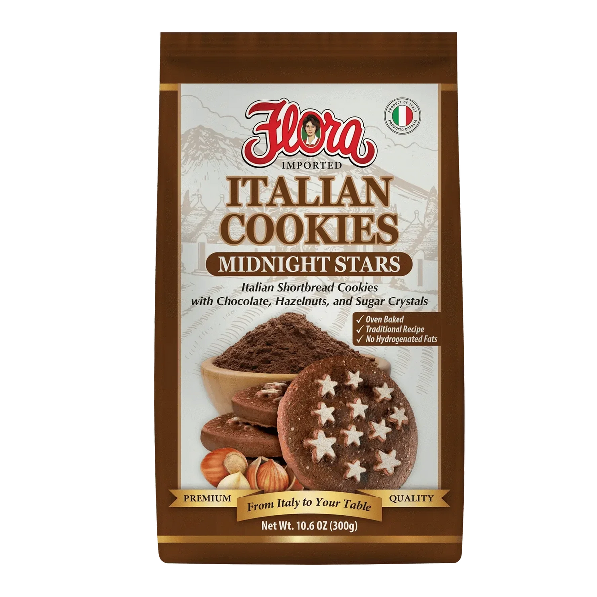 Midnight Stars - Italian Shortbread Cookies - 10.6 oz