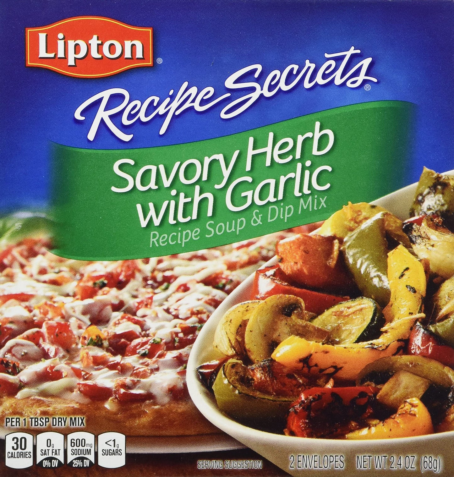 Soup Secrets Lipton Recipe Soup And Dip Mix For A Delicious Meal Savory Herb With Garlic Great With Your Favorite Recipes, Dip O