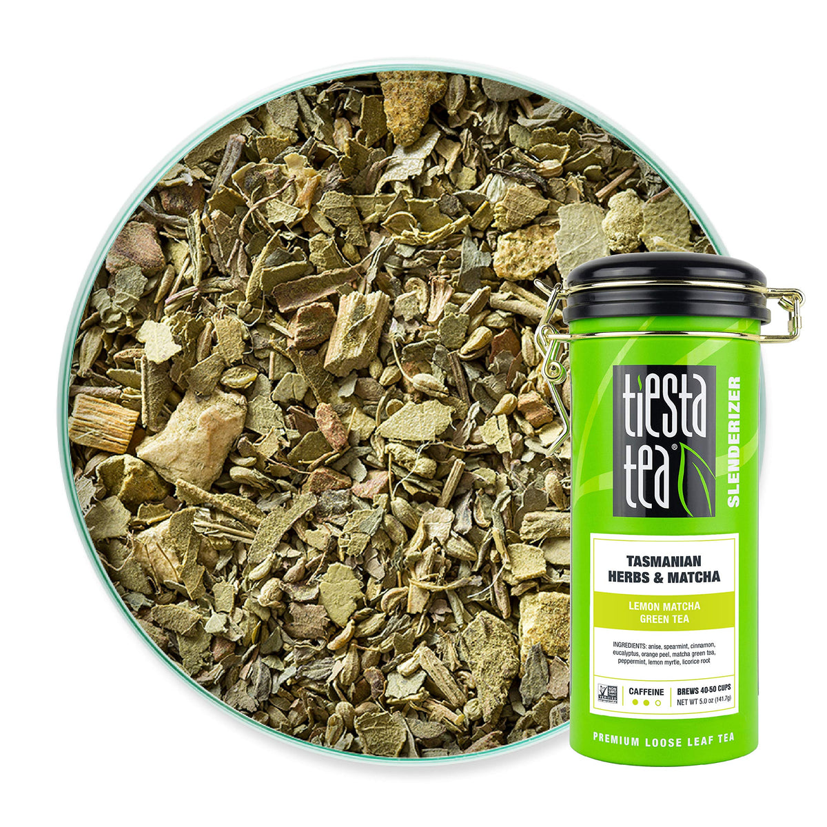 Tiesta Tea - Tasmanian Herbs & Matcha | Lemon Matcha Green Tea | Premuim Loose Leaf Tea Blend | Medium Caffeinated Green Tea | M