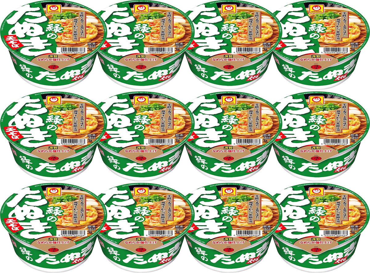 Maruchan Midori Tanuki Soba, 3.49-Ounce Units (Pack Of 12)