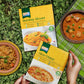 Ashoka Ready To Heat Vegan Curries 1932, Fenugreek Leaves & Green Peas, All-Natural Curry, Shahi Methi Matar, Kosher Certified, Camping Friendly Indian Food, Gluten-Free, No Preservatives, Pack Of 1