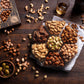Nut Haven Thanksgiving Nuts Gift Basket - Extra Large Assortment of Sweet & Roasted Salted Nuts - Brown 2 Color