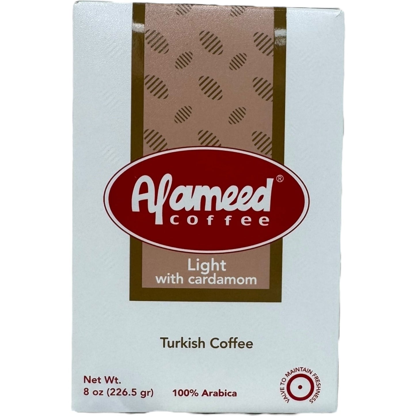 Al Ameed Turkish Coffee with Cardamom – Light Roast
