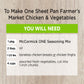 McCormick ONE Sheet Pan Farmer s Market Chicken & Vegetables Seasoning Mix, 1.25 oz (Pack of 12)