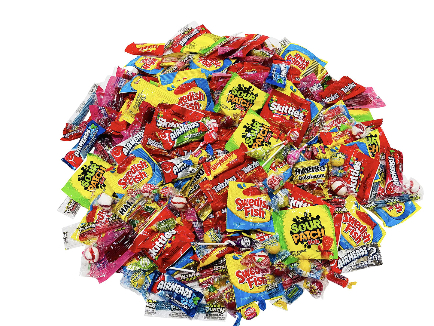 HUGE Assorted Candy PARTY MIX BOX 6.50 LBS/104 OZ Over 255 Individually Wrapped Candies of All Time America s Most Favorite Ass