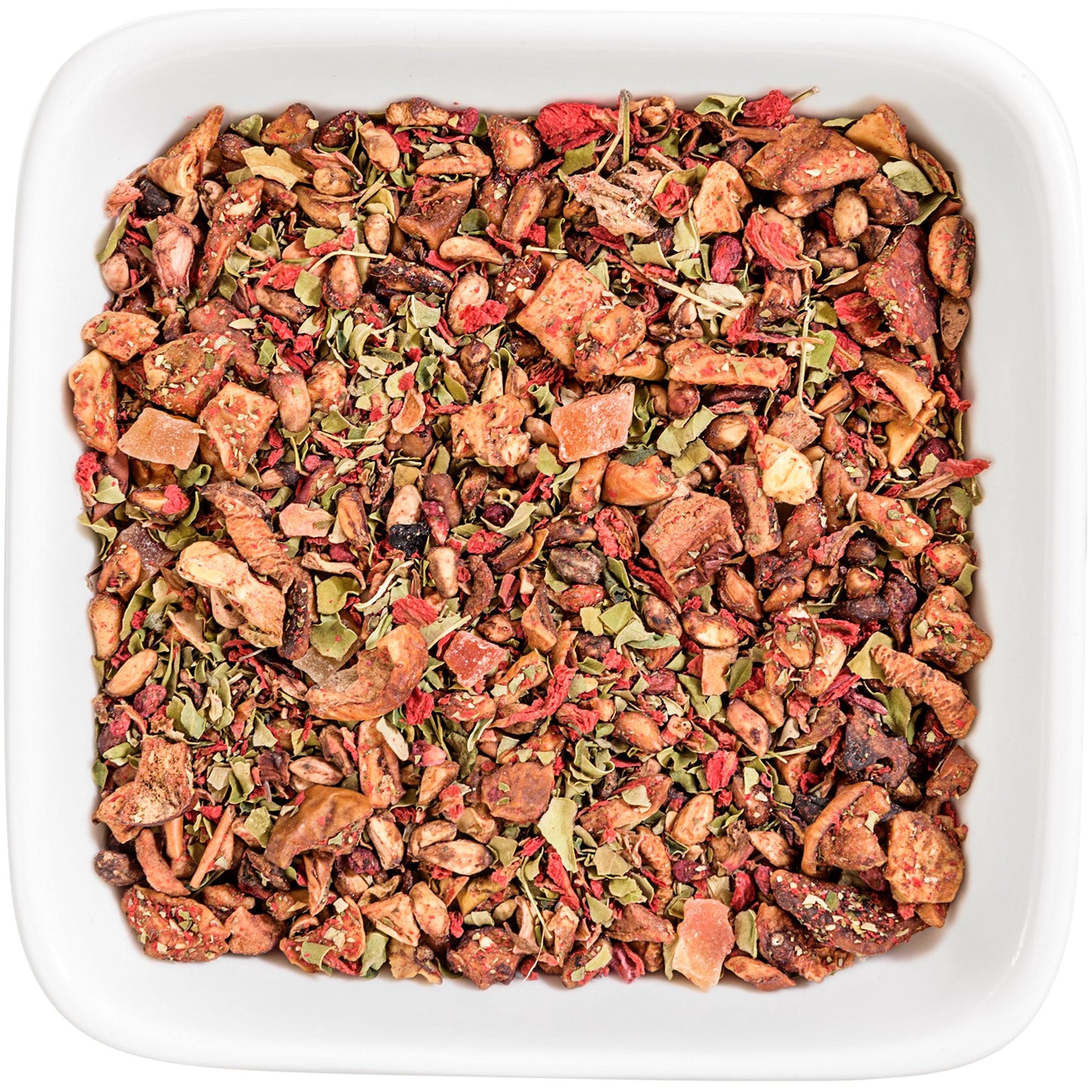 Tealyra Pomegranate Raspberry Loose Leaf Tea - Caffeine-Free, 8 Ounce