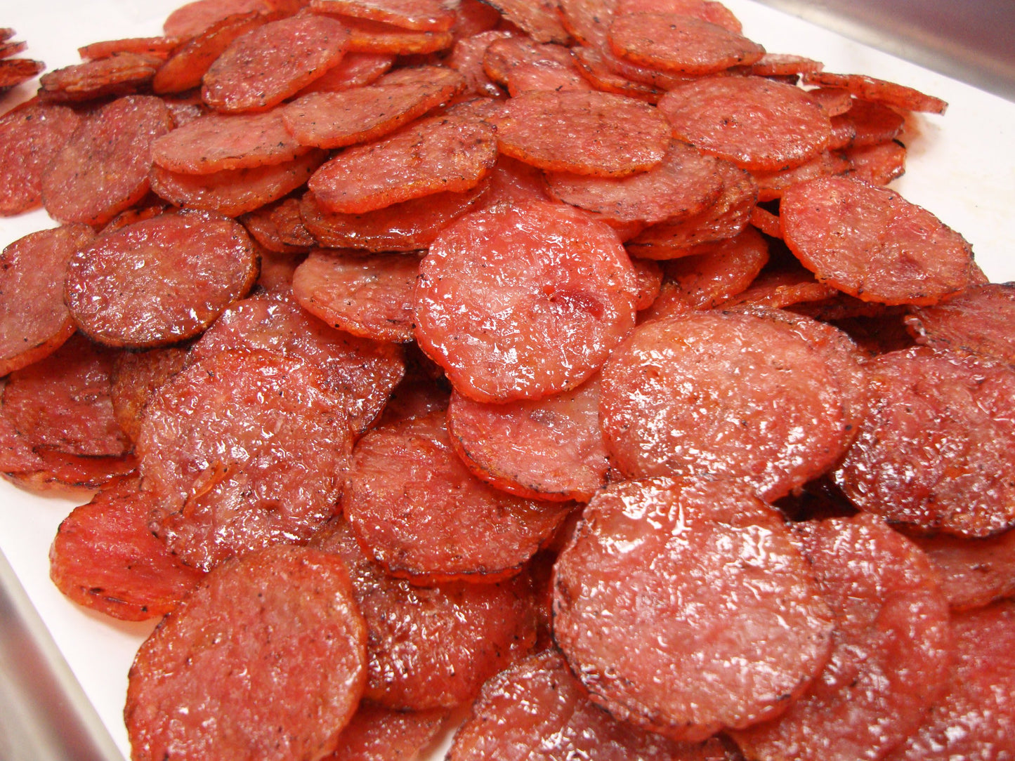 Singapore Street Food, Fire-Grilled Tender Pork Jerky (Original Flavor - Medallion Shaped 12Oz) *Grilled Fresh To Your Order *Sh