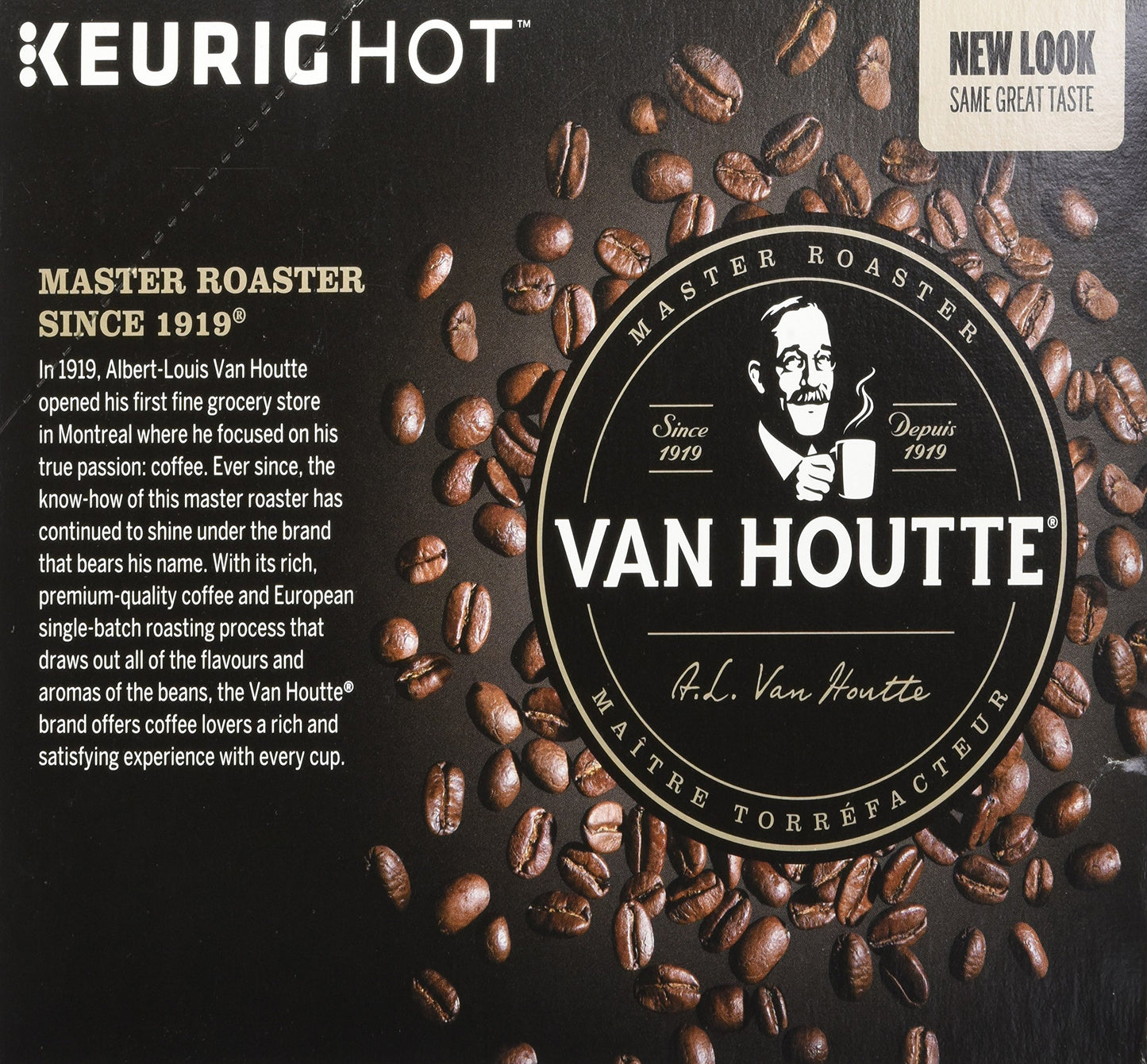 Van Houtte Vanilla Hazelnut Decaf K-Cups, 24 Count, Model 40-09717