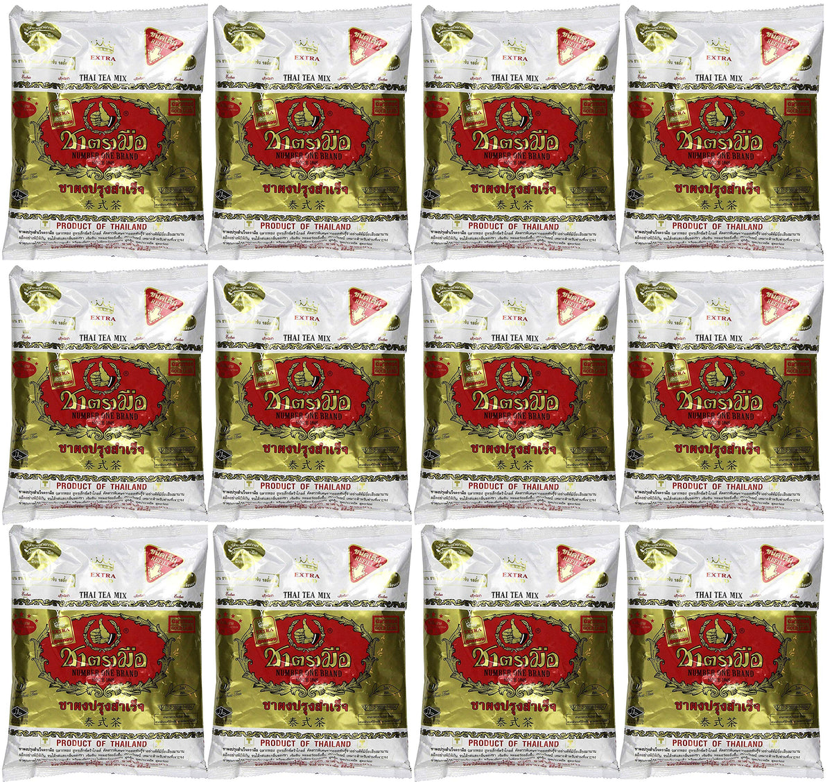 Wholesale Number-One Top-Grade Thai Iced Tea Extra Gold  400G (14 Ounce)  Pack Of 12