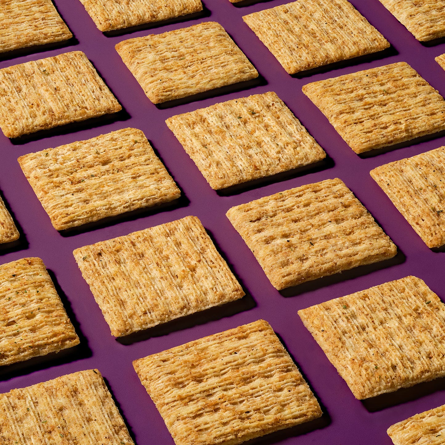 Triscuit Balsamic Vinegar & Basil Whole Grain Wheat Crackers, Lunch Snacks, Bulk Snack Crackers, 6 - 8.5 oz Boxes