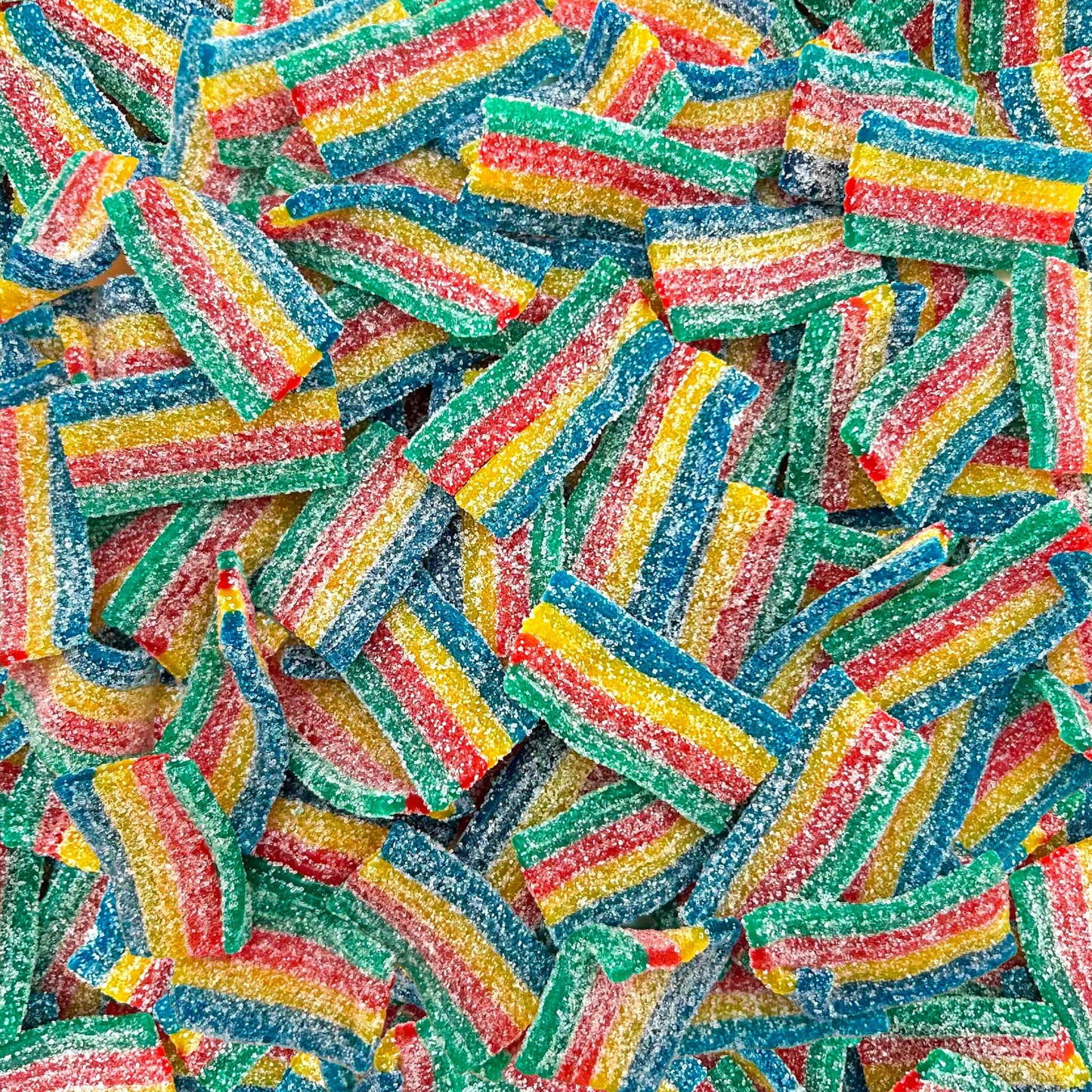 SourZap Sour Belts | 8-Ounce Pack | Bite-Size Gummy Candy | Assorted Fruit Flavors
