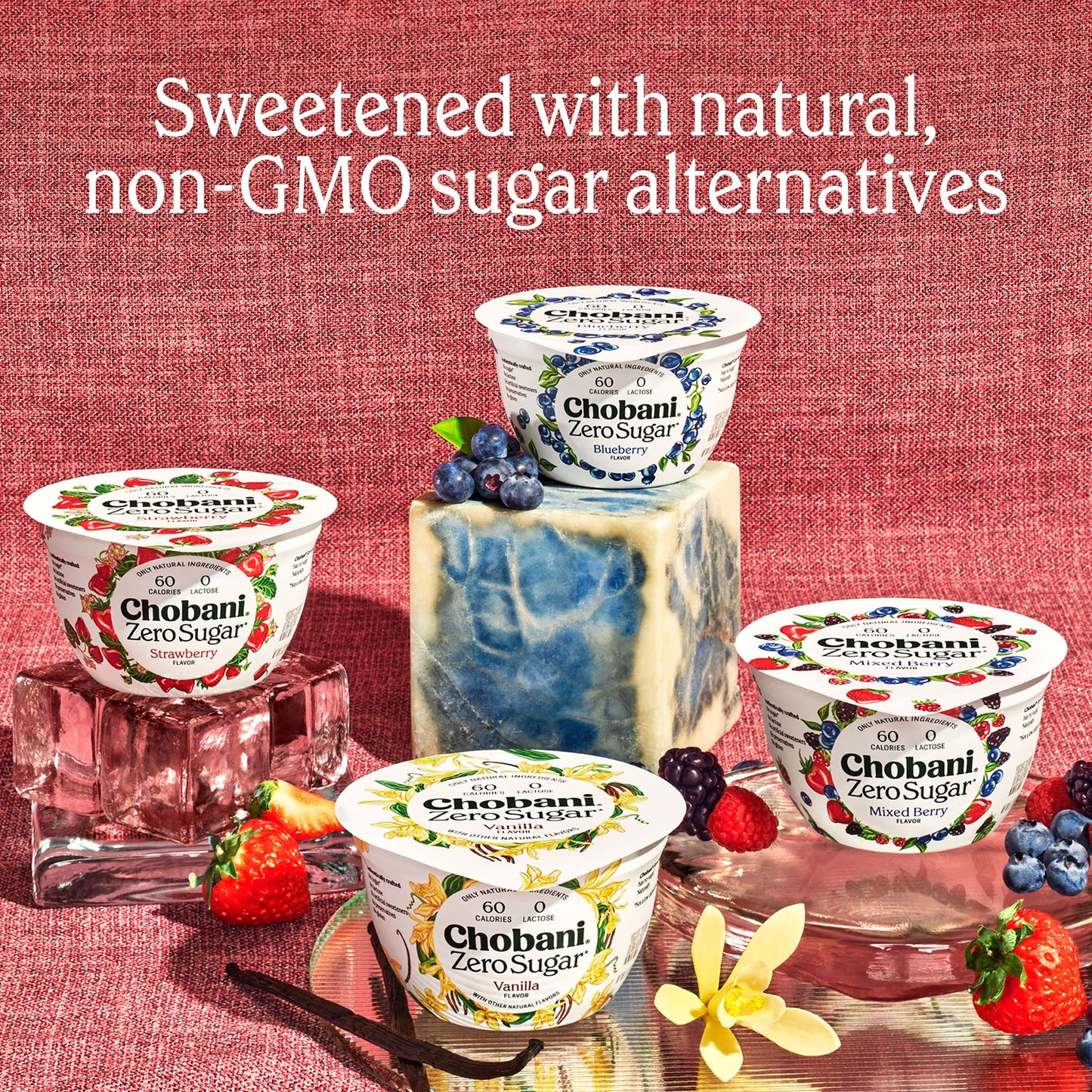 Chobani Zero Sugar Vanilla 5.3oz 4-Pack