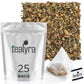 Tealyra Herbal Tea - Chamomile Honeybush Lavender - Caffeine-Free - 25 Pyramid Sachets