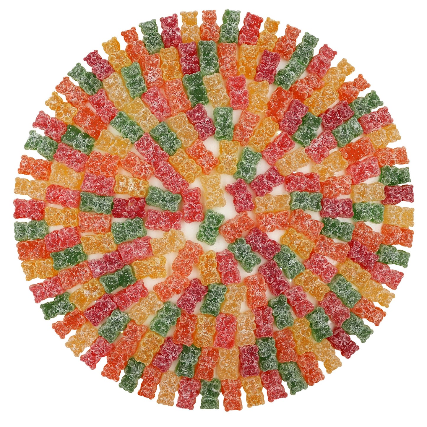 FirstChoiceCandy Sour Wacky Gummy Fun Bears, Assorted Sour Flavors, 5 Pound