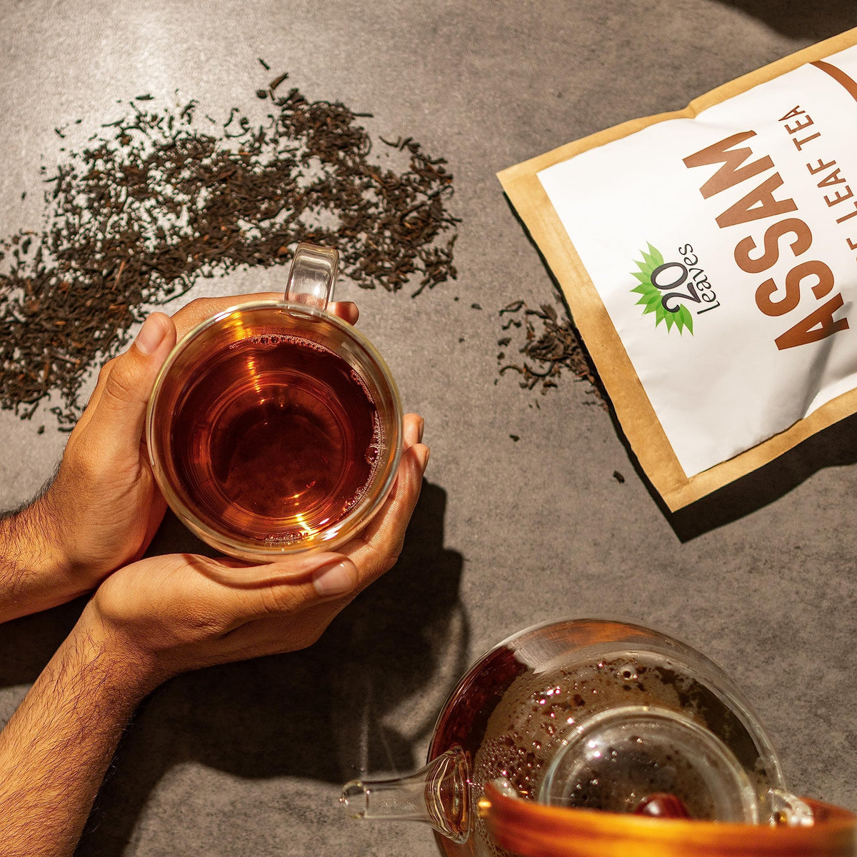 Assam Loose Leaf Black Tea - 100% Certified Organic - 8oz Pouch - Resealable Bag - 1 Pack