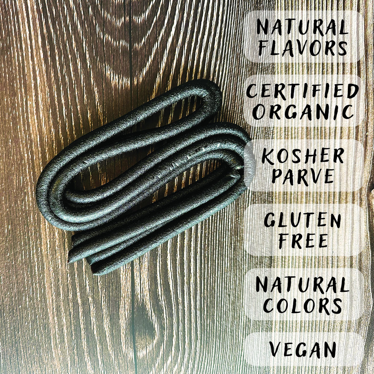 Candy Tree Organic Lariats, Gluten Free Licorice, 4 Pack, 75g