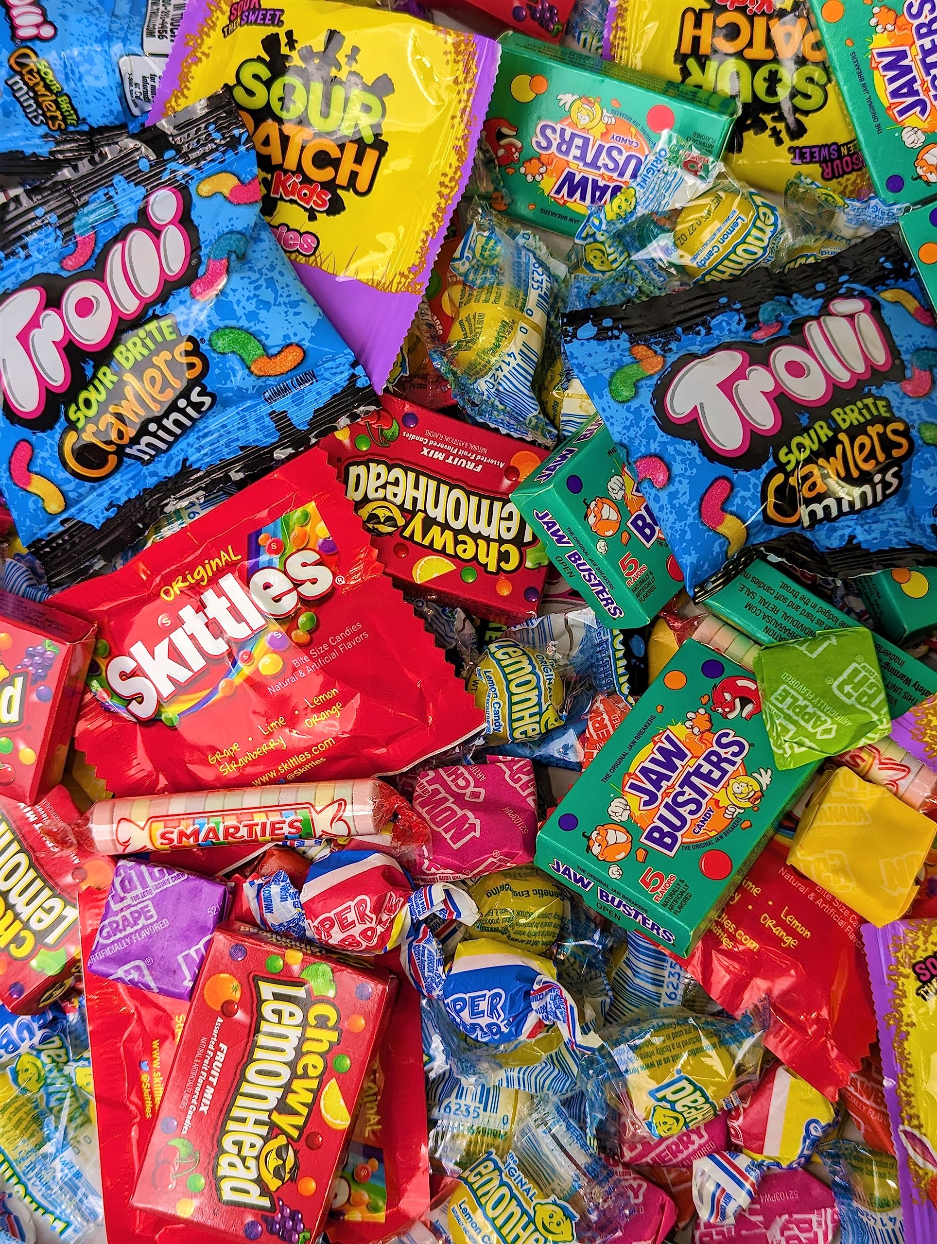Pinata Candy Mix- Assorted Candy Variety Pack - 4 lb - Individually Wrapped - Piata Stuffers - Bubble Gum, Fruity Sweets, Chewy 