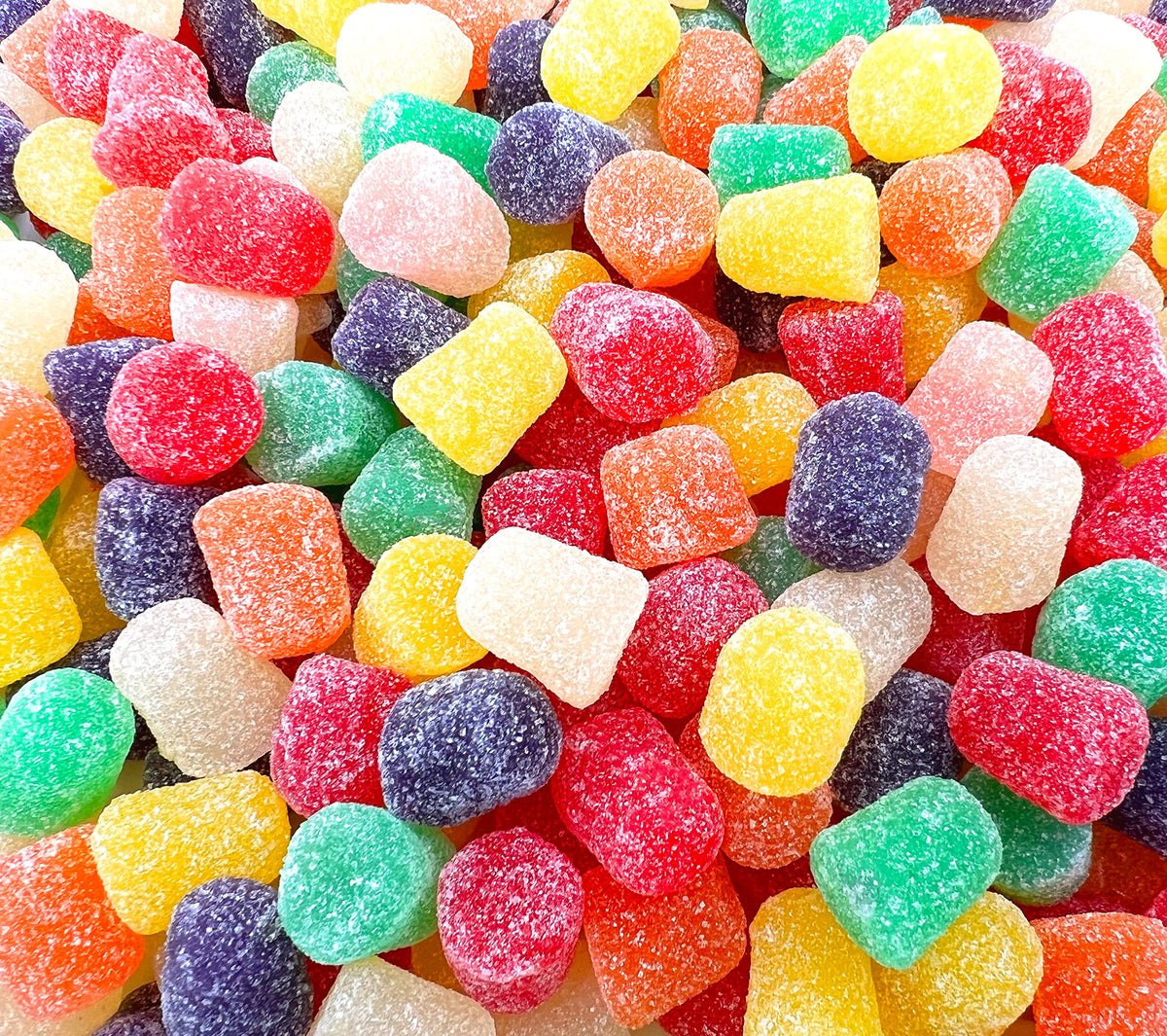 Spice Gum Drops Candy | 3 Pound Bag | Assorted Colorful Chewy Treats
