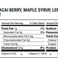 Acai Power Snack (Vegan) 100 Kcal - A Light Energy Gel For Daily Training