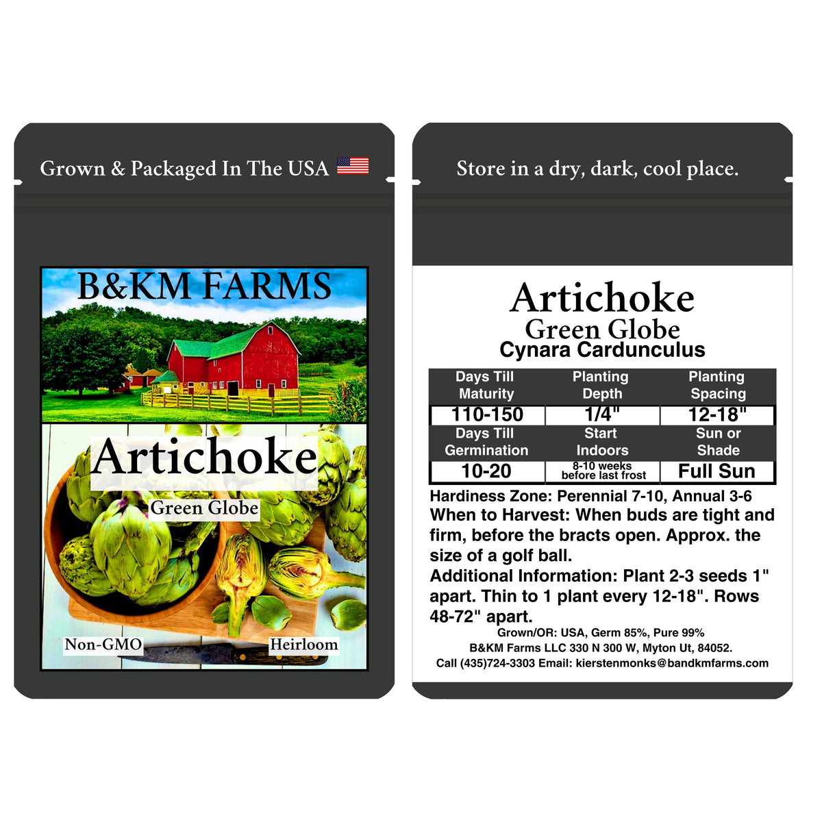 Artichoke Green Globe Seeds