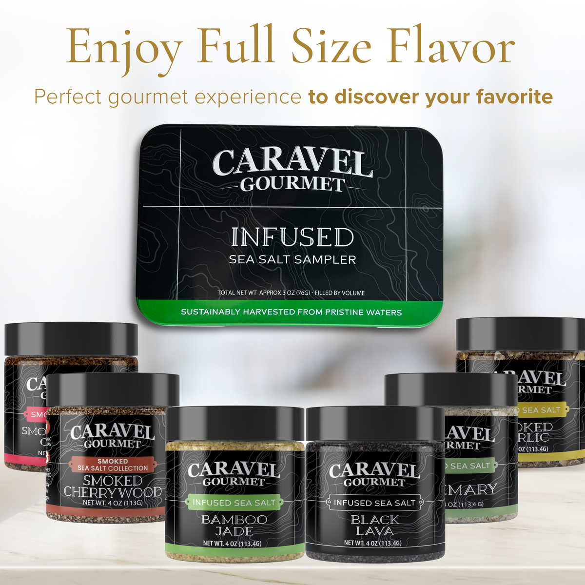 Gourmet Infused Sea Salt Sampler