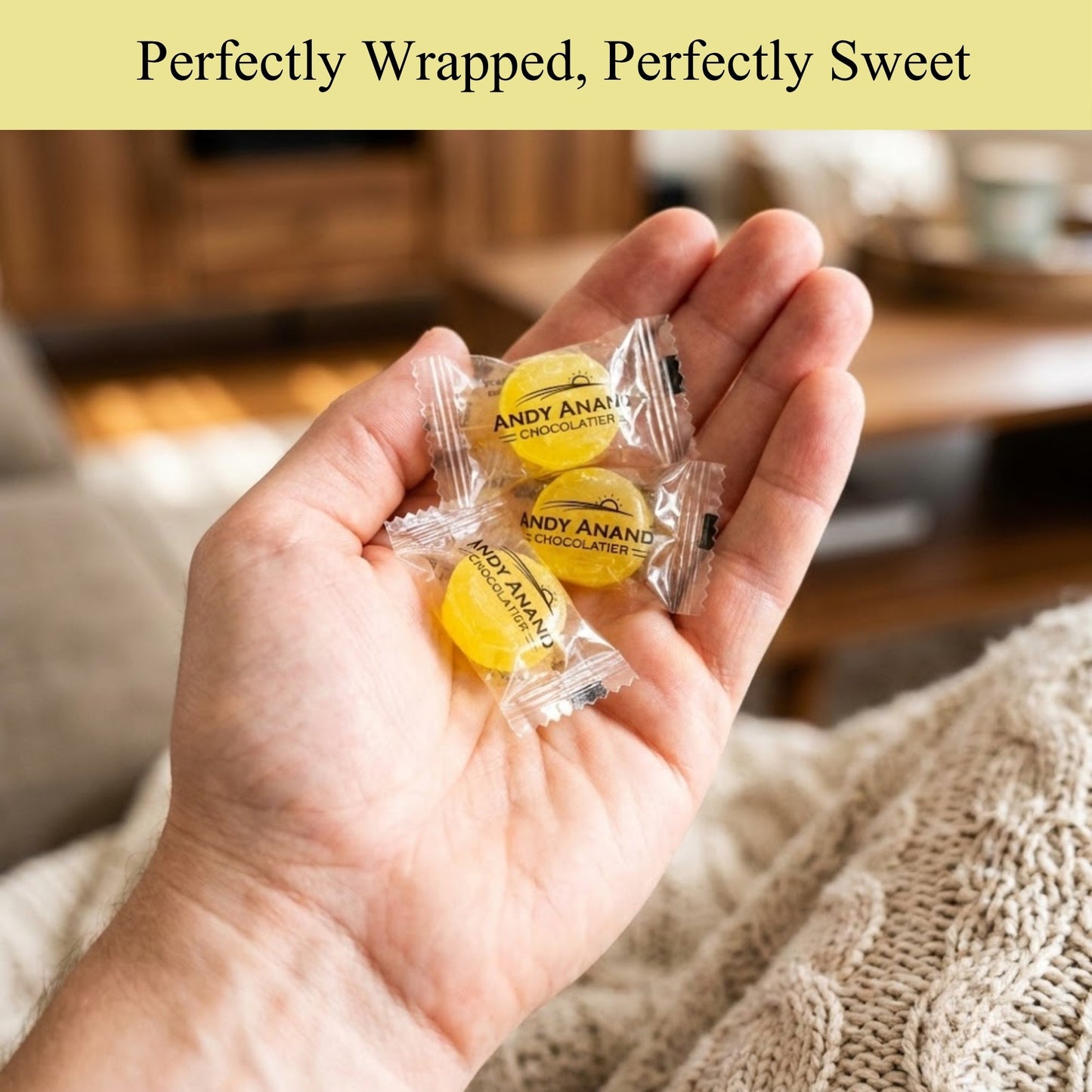 Andy Anand Sugar-Free Pineapple Hard Candy, 7 oz – European Imported, Stevia Sweetened, Keto & Diabetic-Friendly Gourmet Snack Gift Box