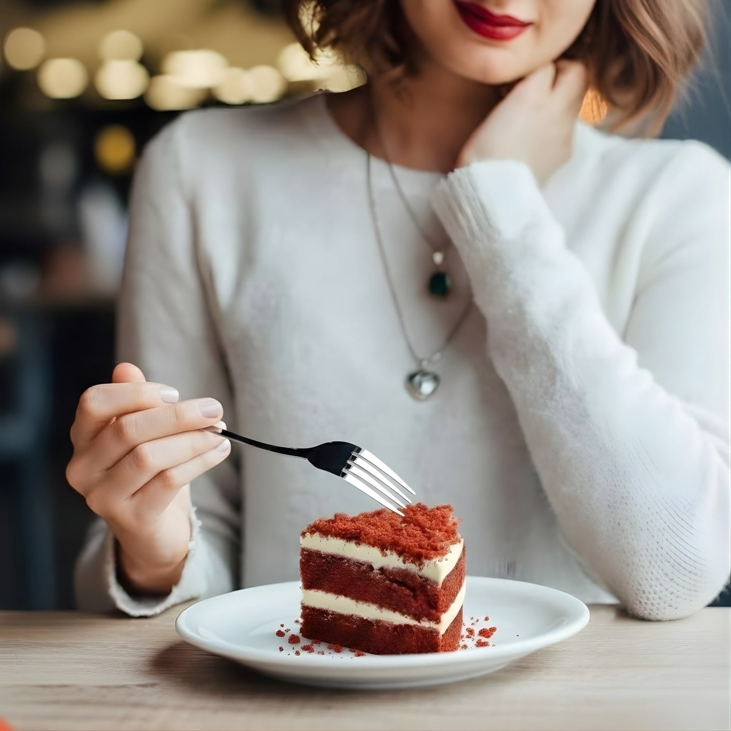 AnAndy and Sugar-Free Red Velvet Cake, 2.4 lb – Belgian Cocoa, Sugar-Free Cream Cheese Frosting, Keto & Diabetic-Friendly Birthday Gift