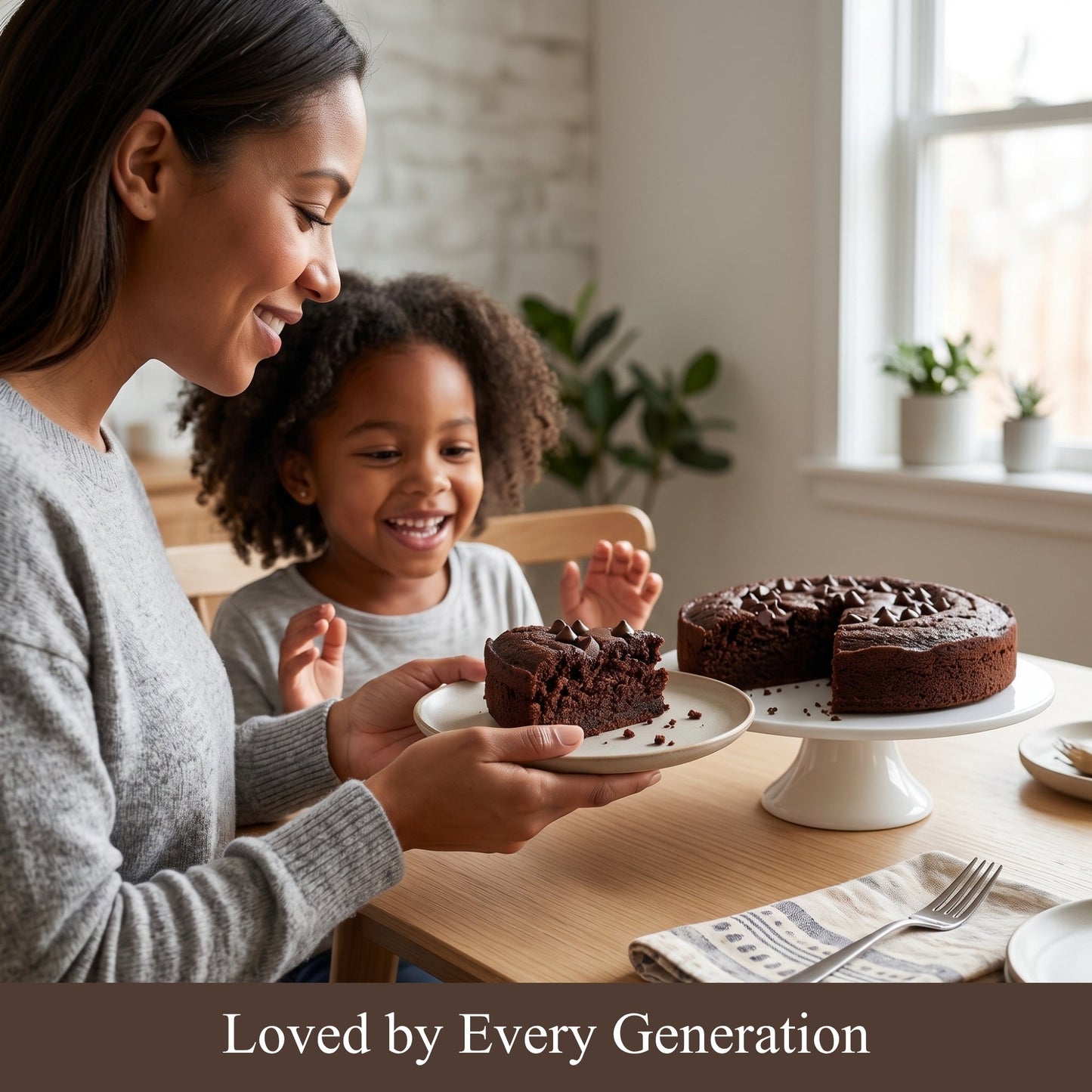 Andy Anand Sugar-Free Triple Chocolate Cake, Gluten-Free, 2.6 lb – Keto & Diabetic-Friendly, No Preservatives, Birthday & Holiday Gift Box