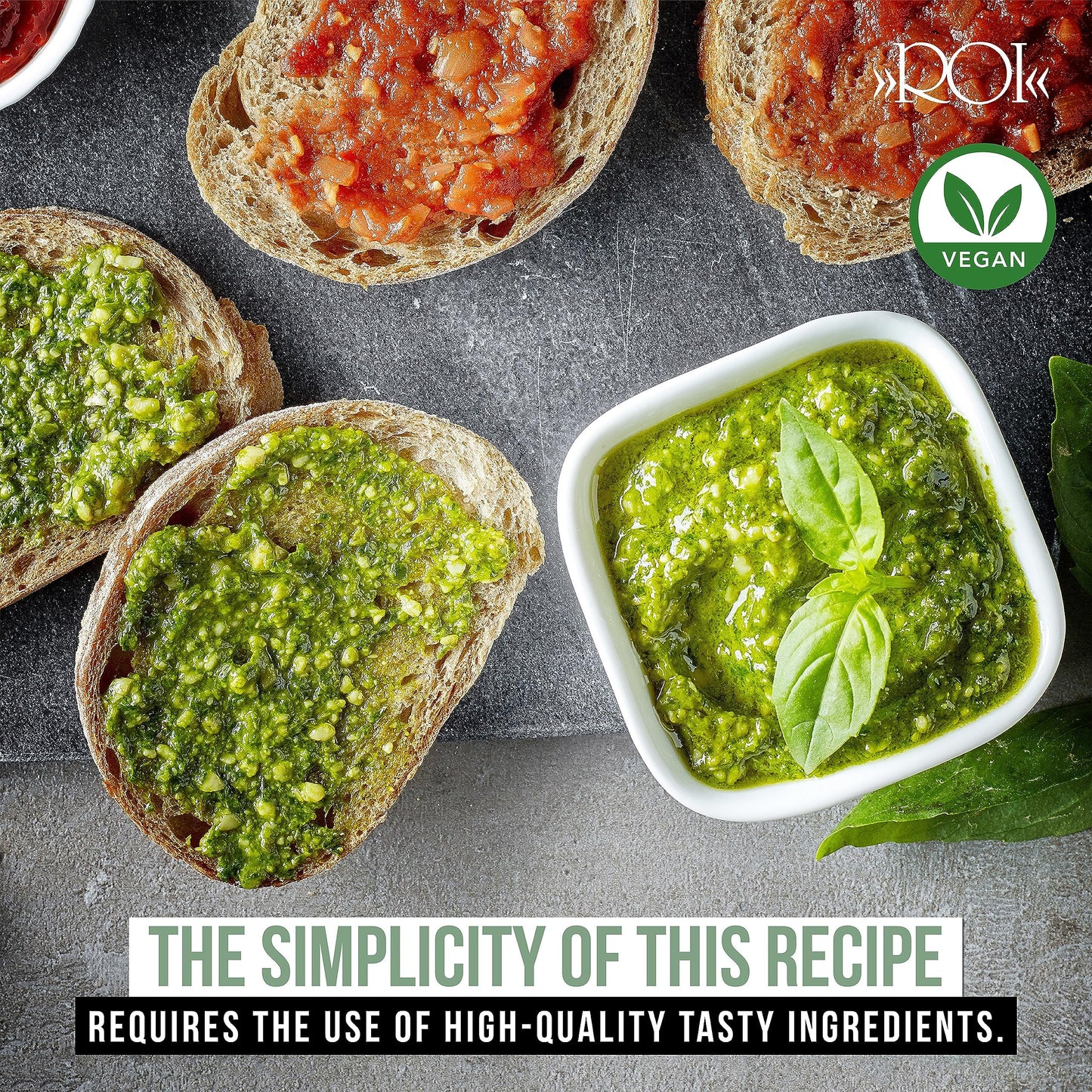 Roi Pesto Sauce Trio Set – Sun-Dried Tomato, Artichoke, And Fresh Ligurian Basil (Genovese Dop) Pestos – Italian Food Gift, Made In Italy – 6.3 Oz (180G) Variety Pack