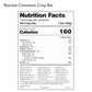 High Protein Cinnamon Crisp Bar