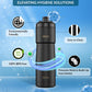 Clean Bottle Insulated Bike Water Bottle, 23 oz, Black, Easy Clean Nozzle, Squeeze Design, Model SPT23001