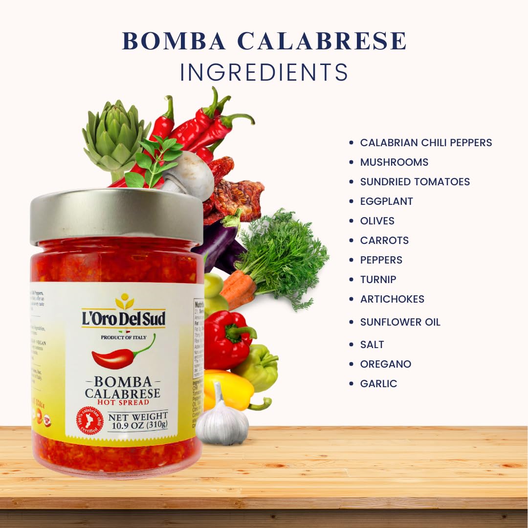 L'Oro Del Sud, Bomba Calabrese, 10.9 oz (310 g)